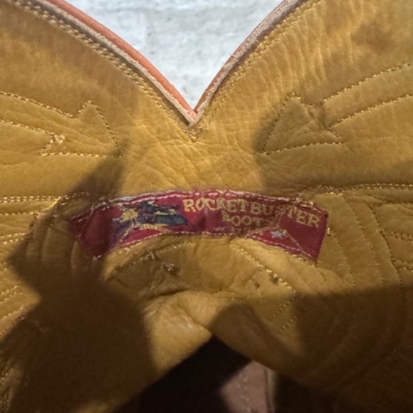 Vintage Rocket Buster Boots Cool Arrows Design - Picture 5 of 10